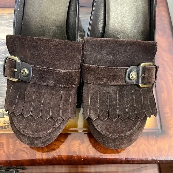 Stuart Weitzman shoes women Size 9M brown color - Picture 3 of 9